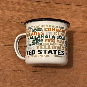 New Parks Project Around the Parks national parks graphic outdoor enamel mug